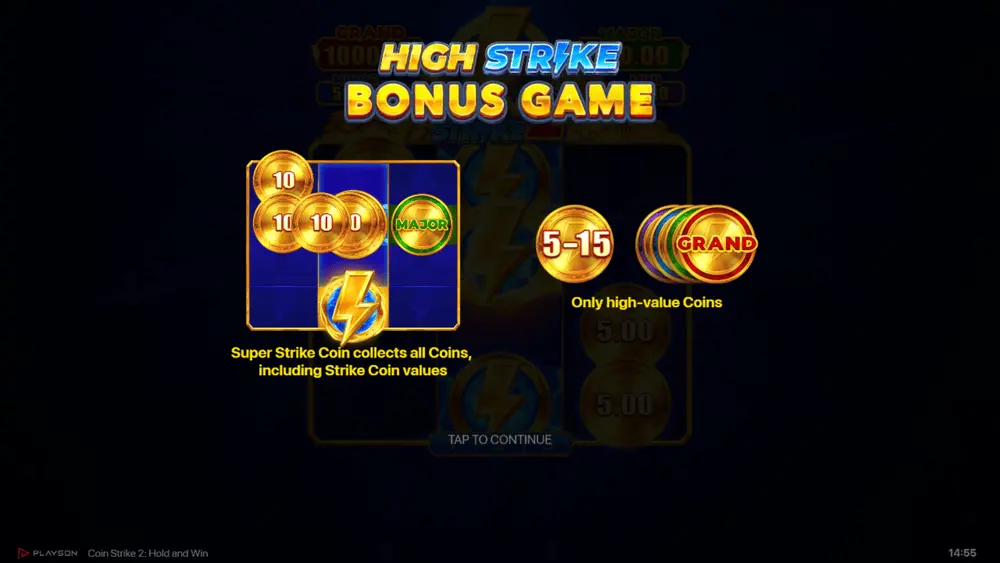 Mode bonus High Strike